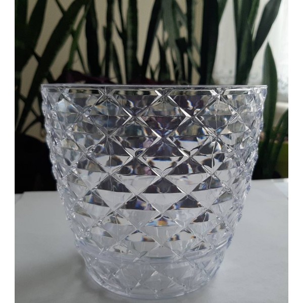 Mostar Orkide Saksısı Şeffaf Kristal 2 Litre 