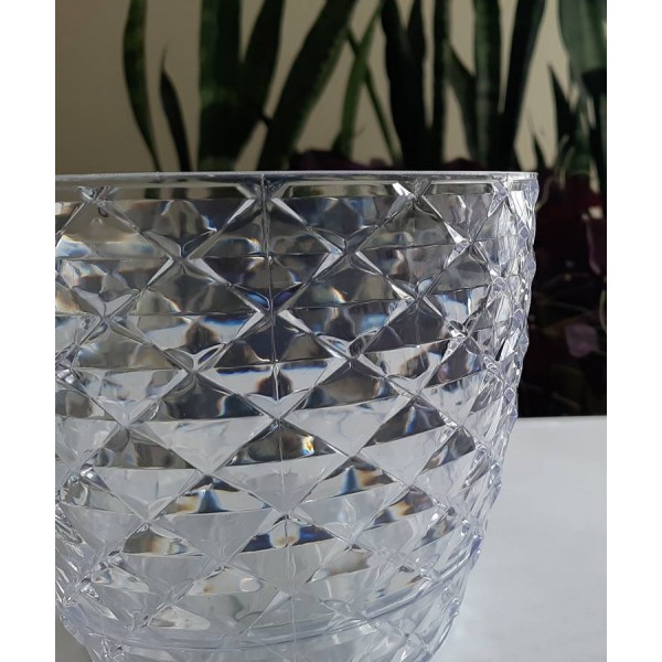 Mostar Orkide Saksısı Şeffaf Kristal 2 Litre 